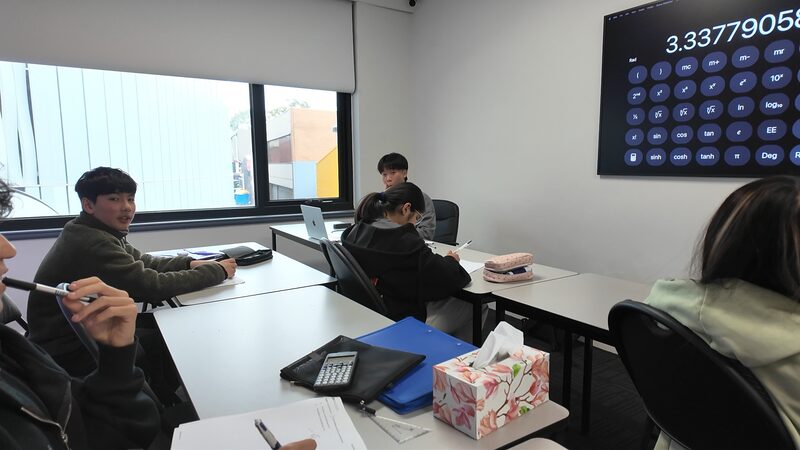 Small-group maths class